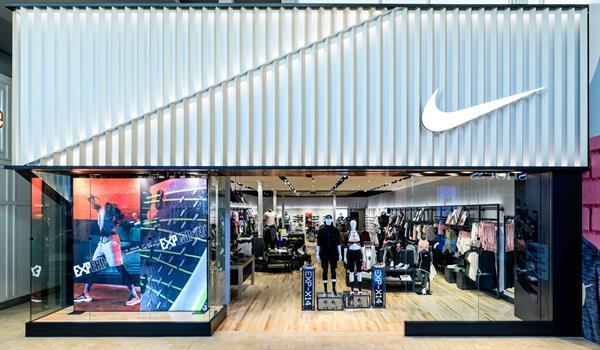 Nike branded storefront in Yorkdale Mall