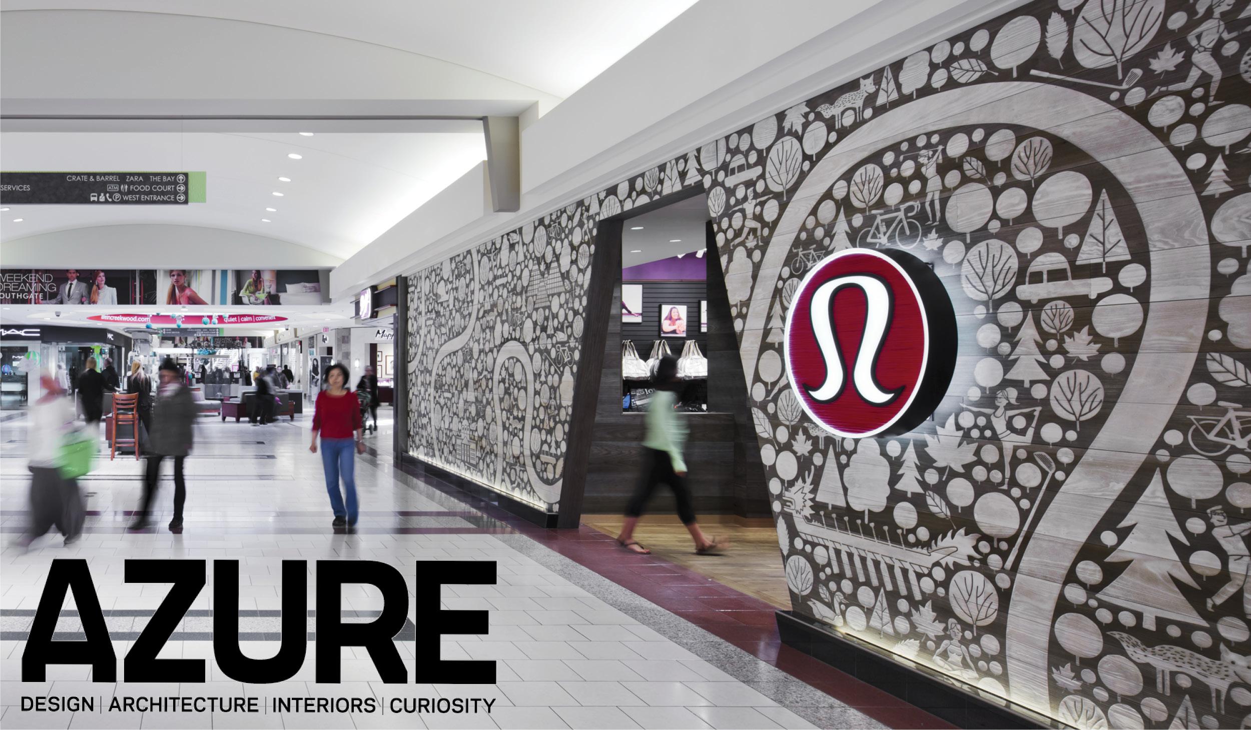 Canadiana Inspires a Lululemon Shop in Edmonton - Azure