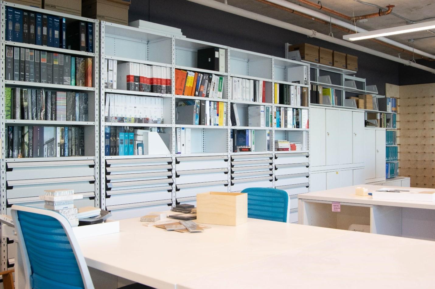 Materials Library provides collaborative workspaces, BDP Quadrangle, 2022