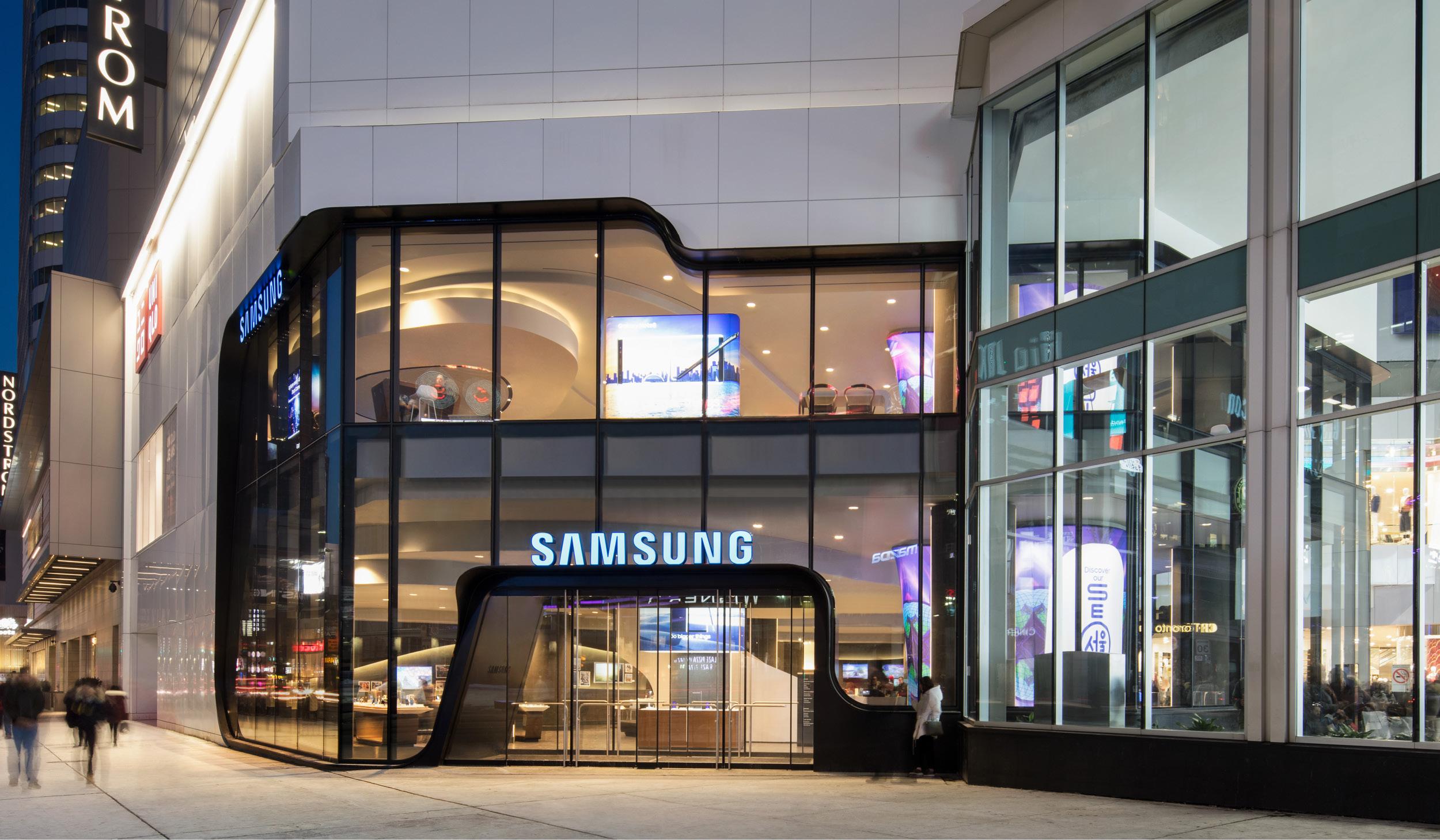Samsung store at Sherway Gardens by Cutler, Toronto – Canada
